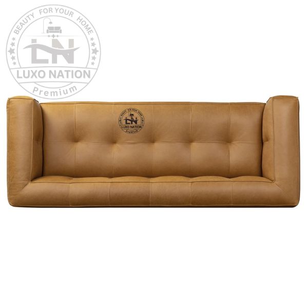 Royale Rest Leatherette Sofa – Bulk Comfort & Modern Style